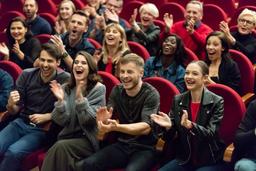 People watching Stand-up comedy