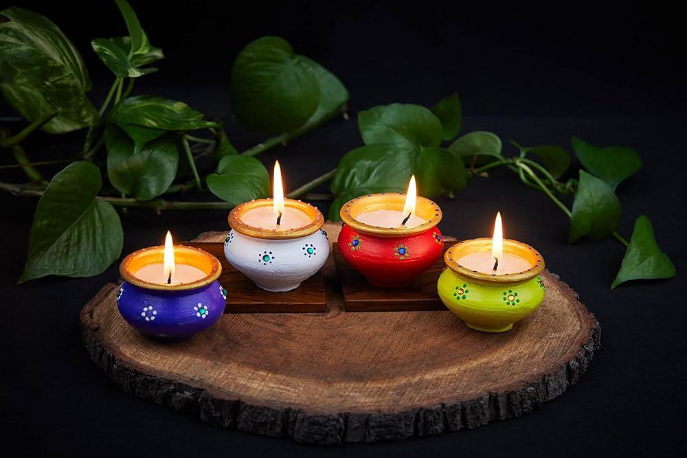 Colourful Diyas