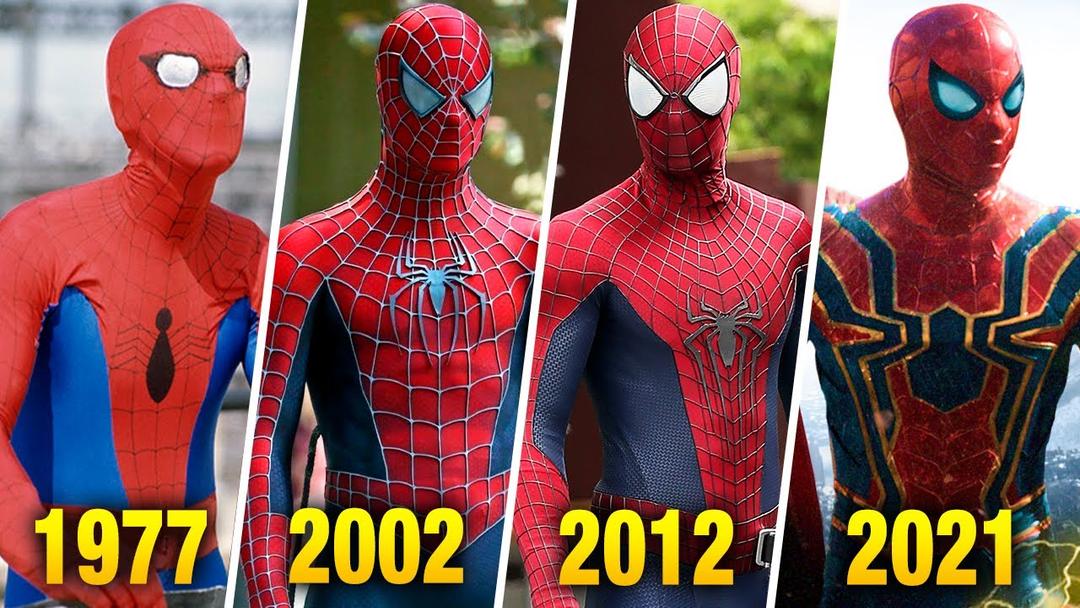 Evolution of Spider-Man in Movies & TV (1977-2021) - YouTube