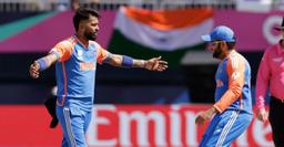 Rohit Sharma kisses emotional Hardik Pandya during live TV interview