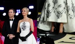 Ivanka Trump’s Accessories with White Givenchy Gown