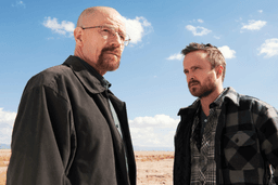 breaking bad w and j in a poster