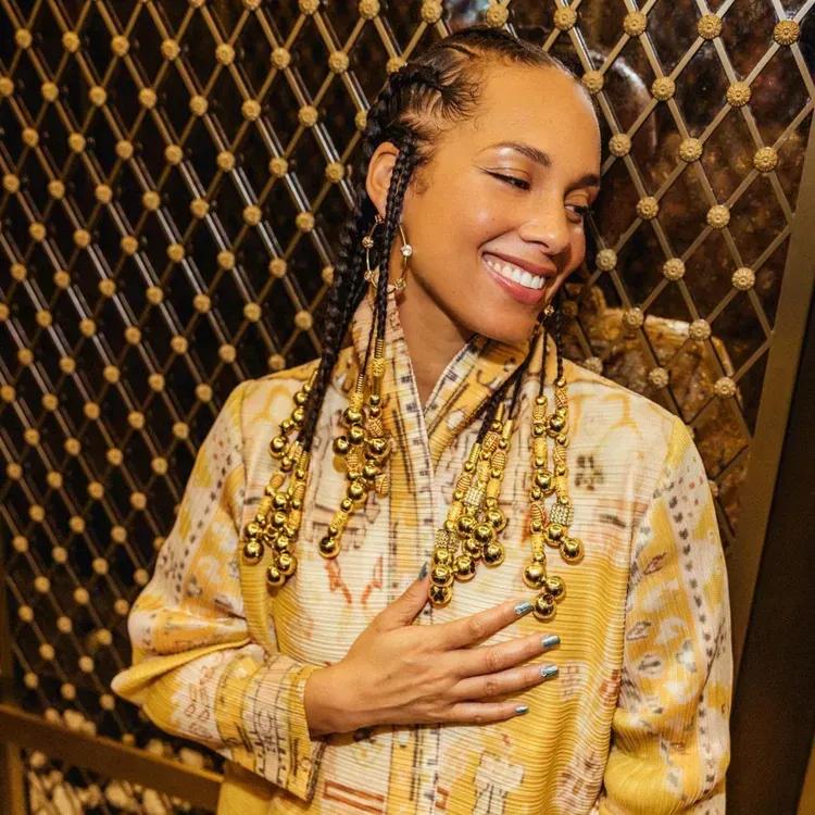Alicia Keys Fulani braids
