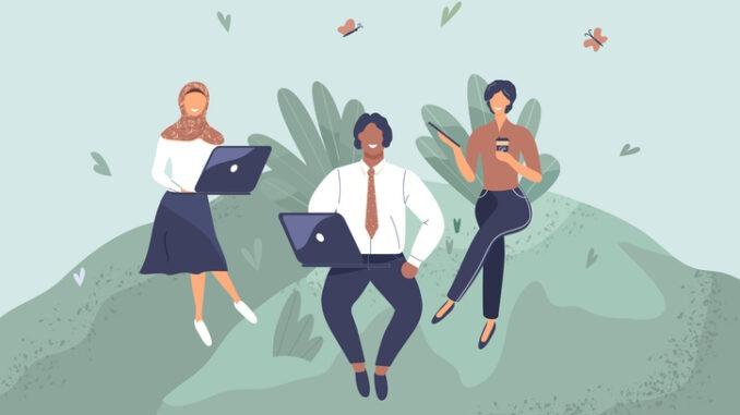 Office co-workers