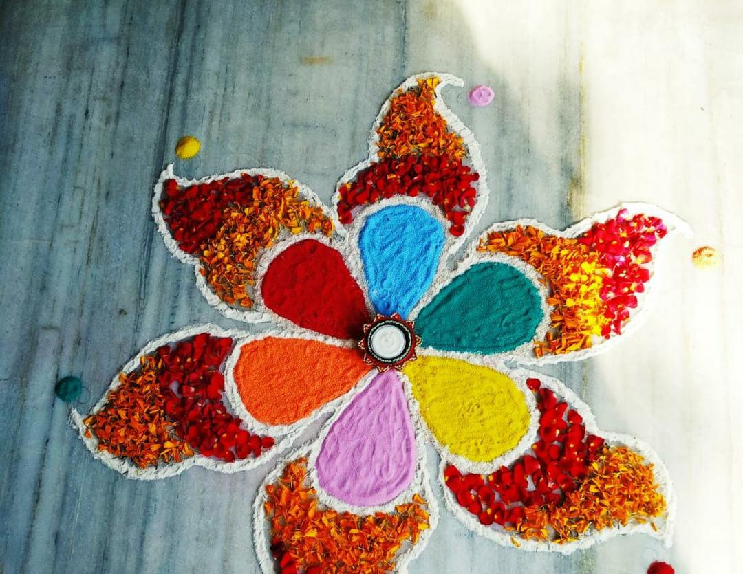 Celebrate a colourful, vibrant Diwali with these easy-to-make rangolis