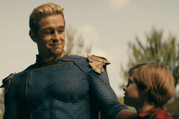 Homelander smiling at Ryan in The Boys