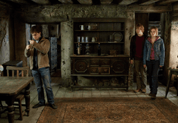 The trio at Hog's Head