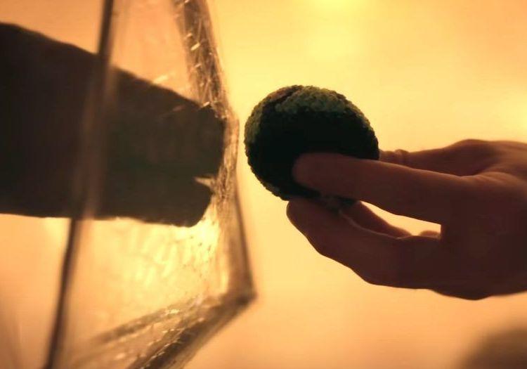 Rocky and Ryland Grace's hands in Project Hail Mary