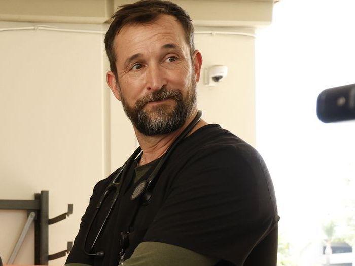 A man from The Pitt standing