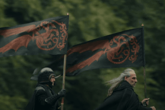 The sigils of House Targaryen in A Knight of the Seven Kingdoms