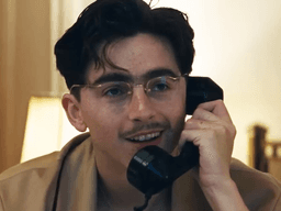 Timothee Chalamet in and as Marty Supreme